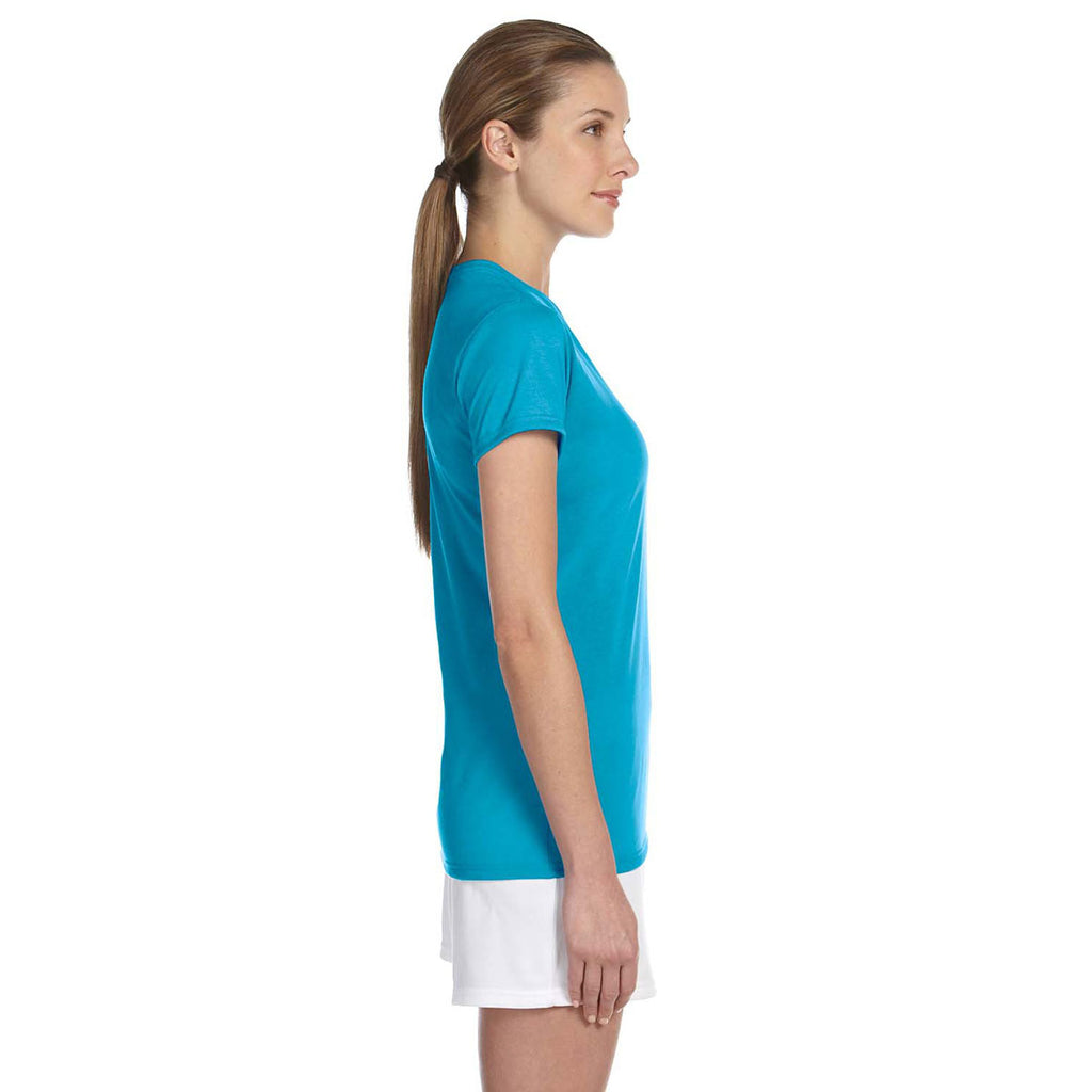 Gildan Women's Carolina Blue Performance 5 oz. T-Shirt