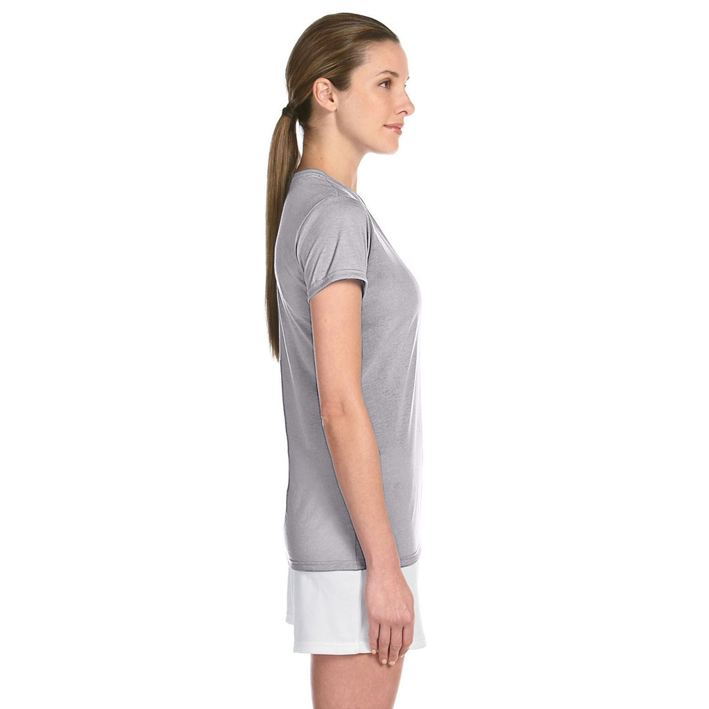 Gildan Women's Sport Grey Performance 5 oz. T-Shirt