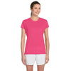 Gildan Women's Safety Pink Performance 5 oz. T-Shirt