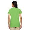 Gildan Women's Lime 5.3 oz. V-Neck T-Shirt