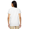 Gildan Women's White 5.3 oz. V-Neck T-Shirt