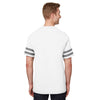 Gildan Men's White/Graphite Heather Heavy Cotton Victory T-Shirt