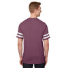 Gildan Men's Heather Maroon/White Heavy Cotton Victory T-Shirt