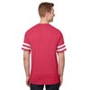 Gildan Men's Heather Red/White Heavy Cotton Victory T-Shirt