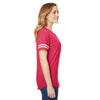 Gildan Women's Heather Red/White Heavy Cotton Victory T-Shirt