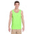 Gildan Men's Neon Green Heavy Cotton 5.3 oz. Tank