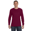 Gildan Men's Maroon 5.3 oz. Long Sleeve T-Shirt