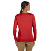 Gildan Women's Red Heavy Cotton 5.3 oz. Long-Sleeve T-Shirt