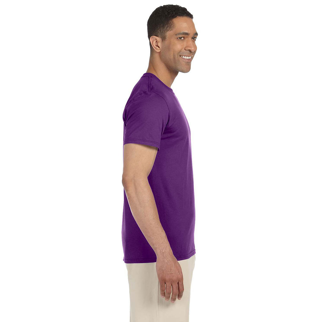 Gildan Men's Purple Softstyle 4.5 oz. T-Shirt