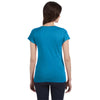 Gildan Women's Sapphire SoftStyle 4.5 oz. Fitted V-Neck T-Shirt