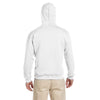 Gildan Unisex White Premium Cotton Ringspun Hooded Sweatshirt