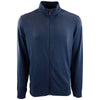 Greg Norman Men's Navy/Heather Lab Full Zip Jacket