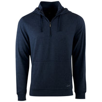 Greg Norman Men's Navy/Heather Lab 1/4 Zip Hoodie