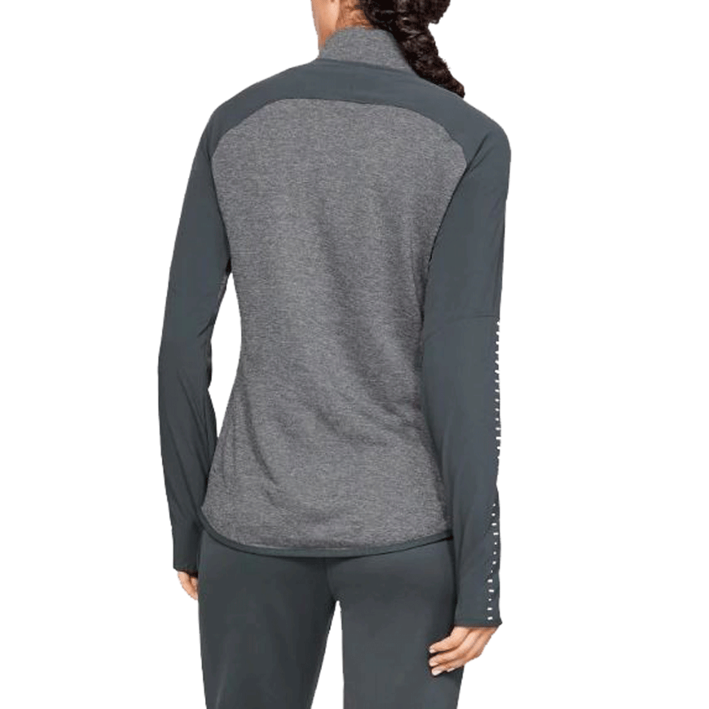 Under Armour Women's Stealth Grey Qualifier Hybrid 1/2 Zip