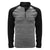 Levelwear Men's Heather Grey/Black Vandal Quarter Zip