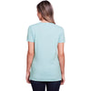 Fruit of the Loom Women's Aqua Velvet Heather ICONIC T-Shirt