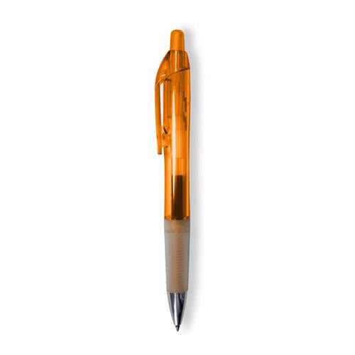 BIC Clear Orange Intensity Clic Gel Pen with Black Ink