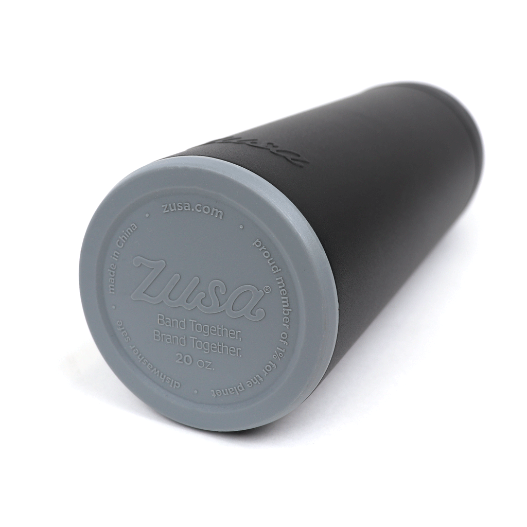 Zusa Black Sidekick Water Bottle 20 oz