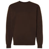 Independent Trading Co. Men's Brown Heavyweight Crewneck Sweatshirt