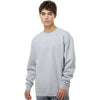 Independent Trading Co. Men's Grey Heather Heavyweight Crewneck Sweatshirt