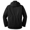 Port Authority Men's Black Herringbone 3-in-1 Parka