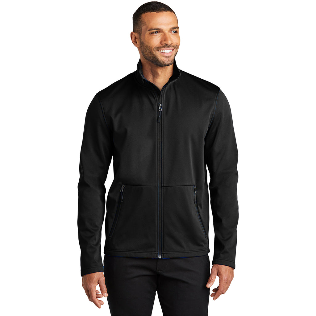 Port Authority Men's Deep Black Flexshell Jacket