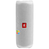 JBL White Flip 5 Portable Waterproof Speaker