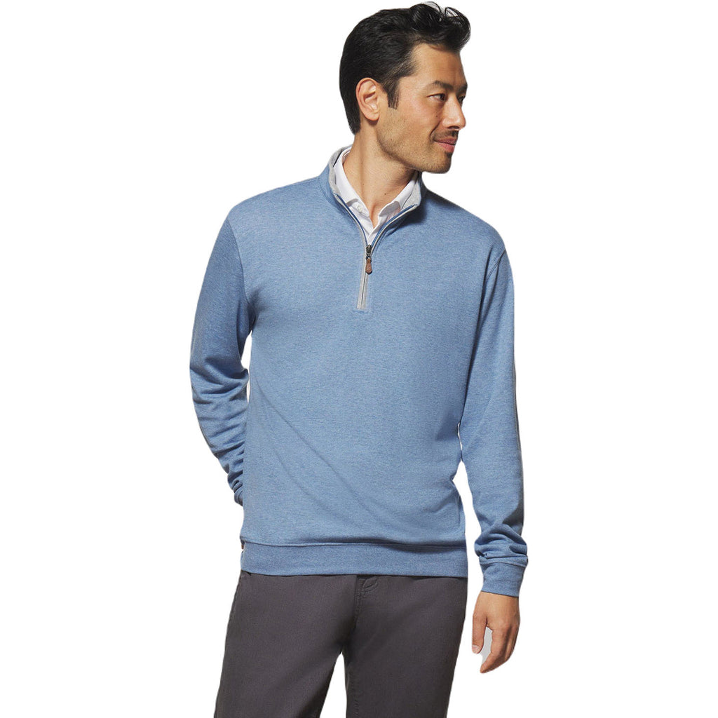 Johnnie-O Men's Laguna Blue Sully 1/4 Zip Pullover