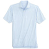 Johnnie-O Men's Gulf Blue Lyndon Striped Jersey Performance Polo