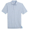 Johnnie-O Men's Maliblu Crew Striped Jersey Performance Polo