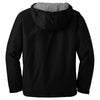 Port Authority Men's Black/Light Oxford Team Jacket