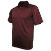 BAW Men's Maroon Jacquard Cool-Tek Polo