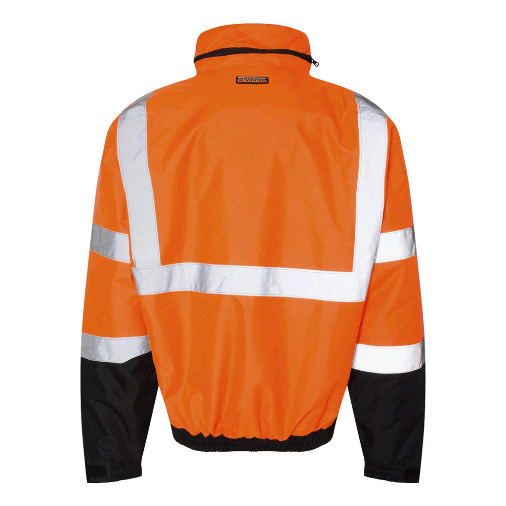 ML Kishigo Men's Orange Economy Bomber Jacket