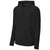 Sport-Tek Men's Black Repeat 1/2-Zip Long Sleeve Hooded Jacket