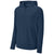 Sport-Tek Men's True Navy Repeat 1/2-Zip Long Sleeve Hooded Jacket