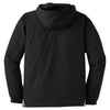 Sport-Tek Men's Black/White Colorblock Raglan Anorak