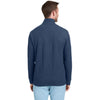 Vineyard Vines Men's Blue Blaze/Navy Heather Saltwater Quarter-Zip Pullover