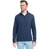 Vineyard Vines Men's Blue Blaze/Navy Heather Saltwater Quarter-Zip Pullover