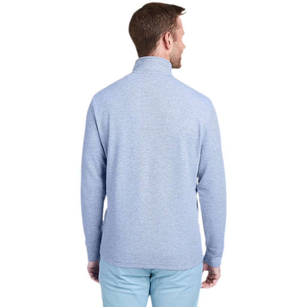 Vineyard Vines Men's White Cap/Marlin Saltwater Quarter-Zip Pullover