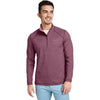 Vineyard Vines Men's Collegiate Burgundy Sankaty Quarter-Zip Pullover