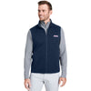 Vineyard Vines Men's Vineyard Navy Mountain Sweater Fleece Vest