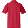 Port Authority Men's Rich Red Core Classic Pique Pocket Polo