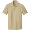 Port Authority Men's Wheat Core Classic Pique Pocket Polo