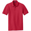 Port Authority Men's Rich Red Core Classic Pique Polo