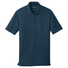 Port Authority Men's River Blue Navy Dry Zone UV Micro-Mesh Pocket Polo