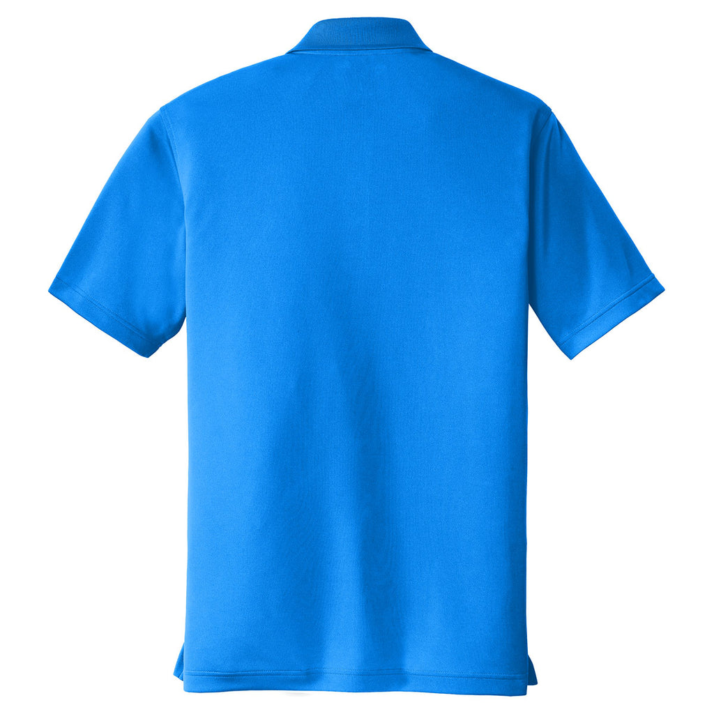 Port Authority Men's Coastal Blue Dry Zone UV Micro-Mesh Polo