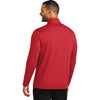 Port Authority Men's Rich Red Dry Zone UV Micro-Mesh 1/4 Zip