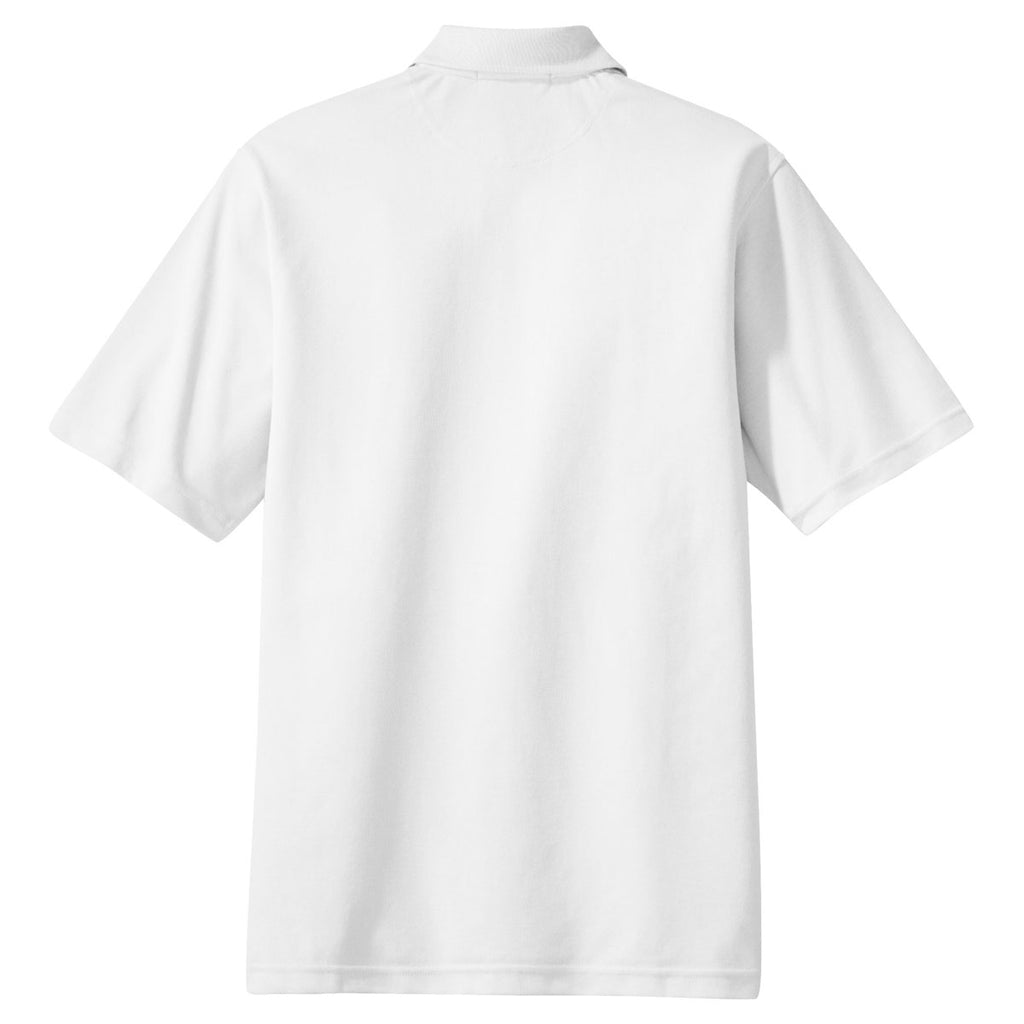 Port Authority Men's White Rapid Dry Polo