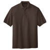 Port Authority Men's Coffee Bean Extended Size Silk Touch Polo