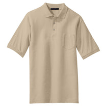 Port Authority Men's Stone Silk Touch Polo with Pocket